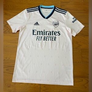 Arsenal London Jersey Football Soccer Shirt Adidas Mens M Emirates Pink Excellen